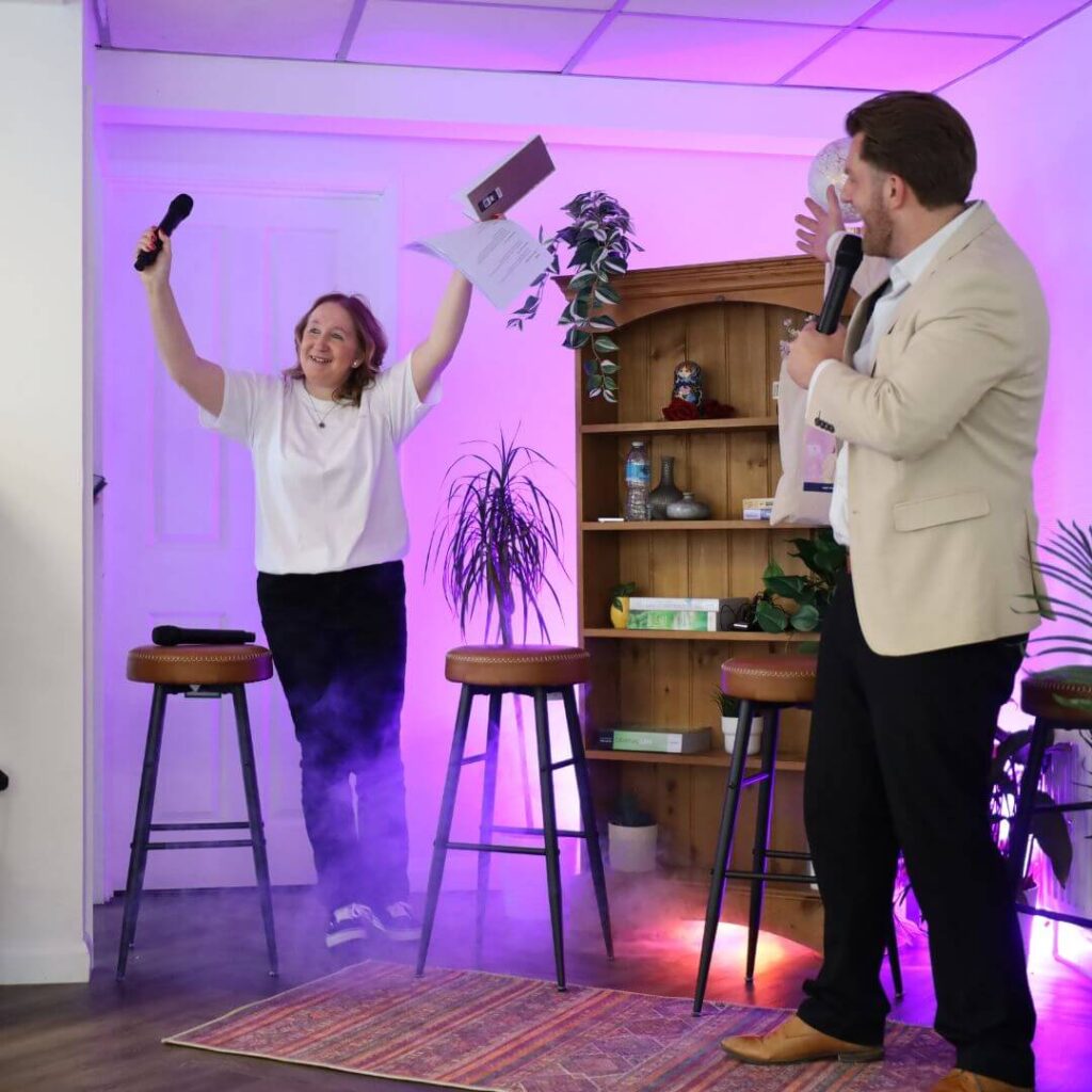 Live podcast and networking Leicester